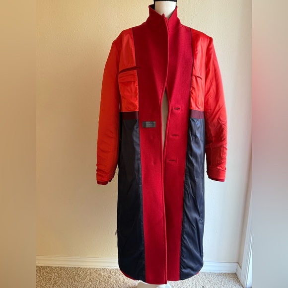 BODEN RED WOOL BLEND COAT | sz US 14 | LIKE NEW - Picture 10 of 16